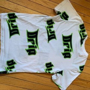 Graphic “DRIP” shirt .